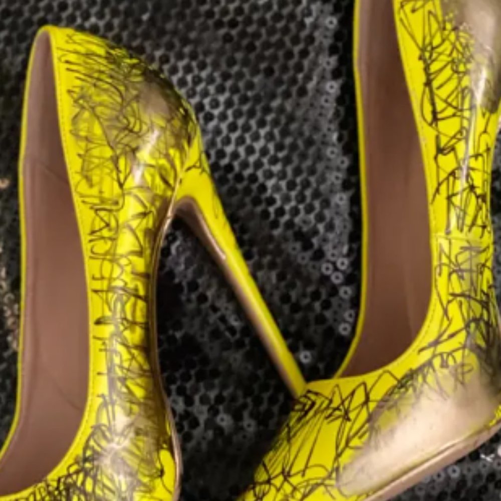 LIMEADE GRAFFITI PUMPS made in LA